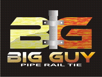 Big Guy Pipe Rail Tie  logo design by hallim