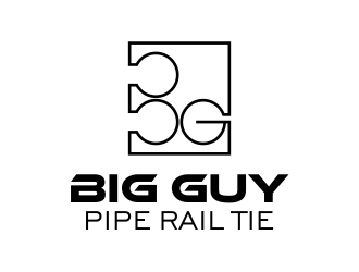 Big Guy Pipe Rail Tie  logo design by nandoxraf