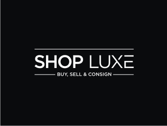 SHOP LUXE  logo design by narnia
