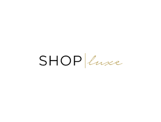 SHOP LUXE  logo design by jancok