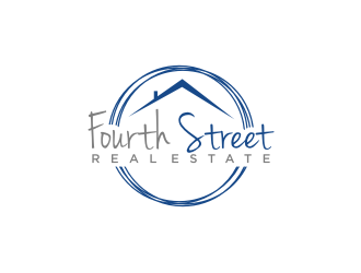 Fourth Street Real Estate logo design by bricton