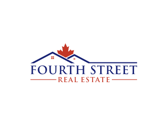 Fourth Street Real Estate logo design by johana