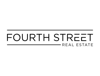 Fourth Street Real Estate logo design by p0peye