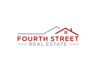 Fourth Street Real Estate logo design by checx