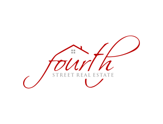 Fourth Street Real Estate logo design by checx