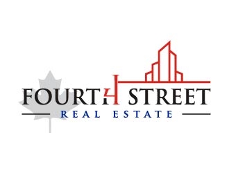 Fourth Street Real Estate logo design by maserik