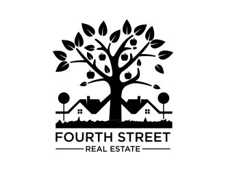 Fourth Street Real Estate logo design by N3V4