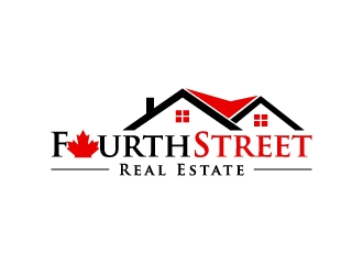 Fourth Street Real Estate logo design by labo