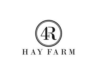 4R Hay Farm logo design by ndaru