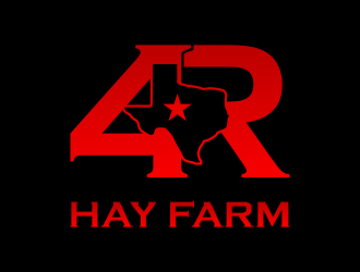 4R Hay Farm logo design by beejo