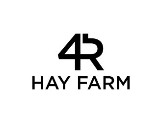 4R Hay Farm logo design by N3V4