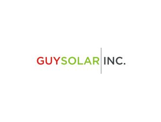 GuySolar Inc. logo design by Diancox