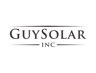 GuySolar Inc. logo design by enilno