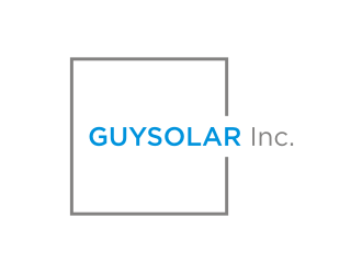 GuySolar Inc. logo design by enilno
