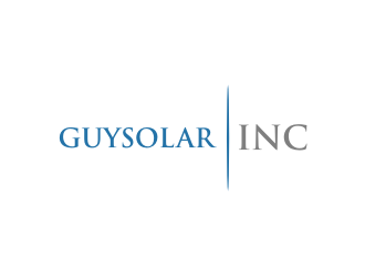 GuySolar Inc. logo design by cintya