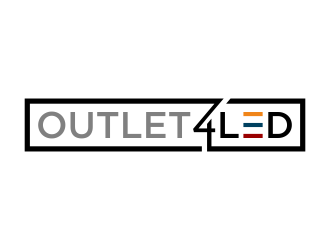 Outlet4LED logo design by p0peye