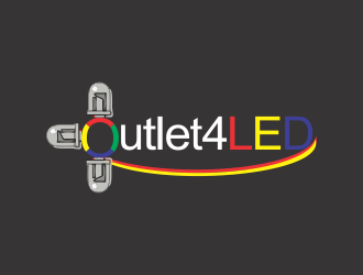 Outlet4LED logo design by kanal
