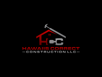 Hawaiis Correct Construction LLC logo design by checx