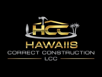 Hawaiis Correct Construction LLC logo design by mewlana