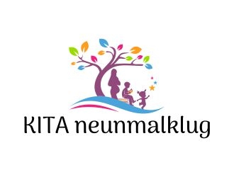 KITA neunmalklug logo design by N3V4