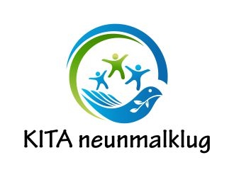 KITA neunmalklug logo design by N3V4