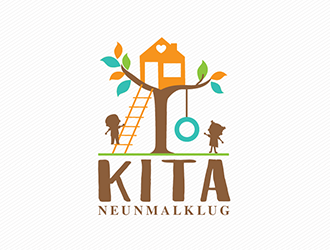 KITA neunmalklug logo design by Optimus