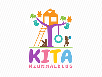 KITA neunmalklug logo design by Optimus