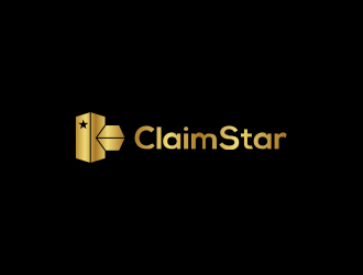 ClaimStar logo design by dgrafistudio