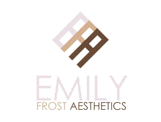 Emily Frost Aesthetics logo design by hallim