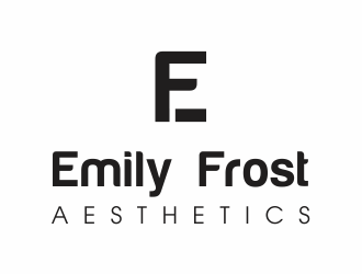 Emily Frost Aesthetics logo design by up2date