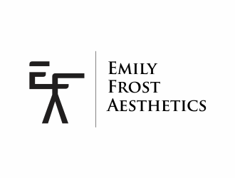 Emily Frost Aesthetics logo design by up2date