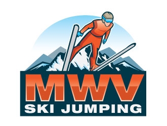 Mount Washington Valley Ski Jumping logo design by Conception