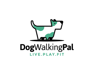 Dog Walking Pal logo design by senandung