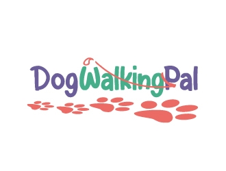 Dog Walking Pal logo design by Marianne