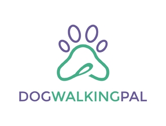 Dog Walking Pal logo design by neonlamp