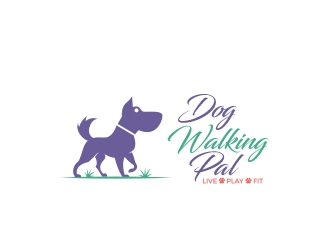 Dog Walking Pal logo design by MarkindDesign