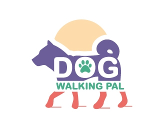 Dog Walking Pal logo design by design_brush