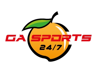 GA Sports 24/7 logo design by MUSANG