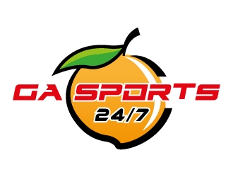GA Sports 24/7 logo design by MUSANG