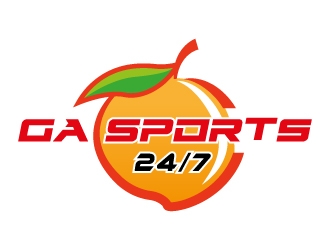 GA Sports 24/7 logo design by MUSANG