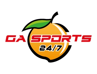 GA Sports 24/7 logo design by MUSANG