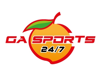 GA Sports 24/7 logo design by MUSANG
