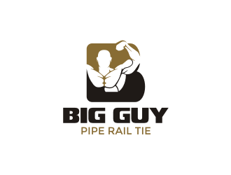 Big Guy Pipe Rail Tie  logo design by ramapea