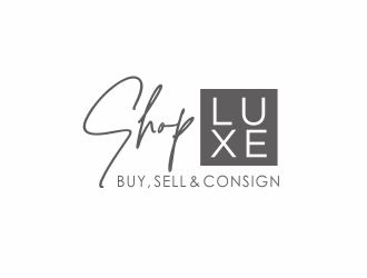 SHOP LUXE  logo design by YONK
