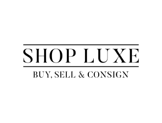 SHOP LUXE  logo design by graphicstar