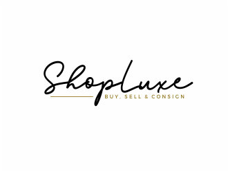SHOP LUXE  logo design by kimora