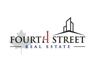 Fourth Street Real Estate logo design by maserik
