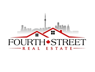 Fourth Street Real Estate logo design by jaize