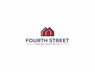 Fourth Street Real Estate logo design by violin