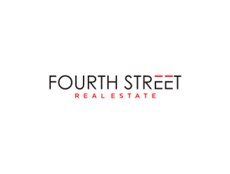 Fourth Street Real Estate logo design by sheilavalencia